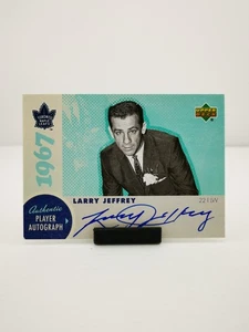 2007 UD Commemorative 1967 Larry Jeffrey Maple Leafs Autograph Signed #A-LJ2 - Picture 1 of 6