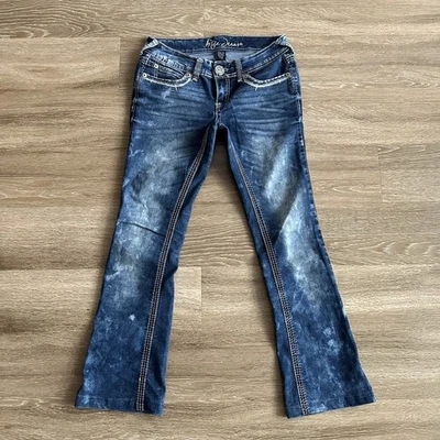 Vintage Y2K Ariya Jeans Bootcut Acid Wash Denim  Women’s 3/4 Blue Medium Wash - Image 1 of 4