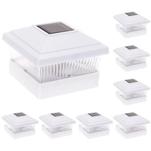 Luces de tapa de poste solar clásicas GreenLighting - Se adapta a 5x5 PVC/vinilo exterior solar... - Imagen 1 de 6