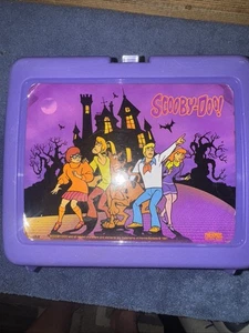 Scooby-Doo Thermoskanne LUNCHBOX Brotdose Vintage Retro Lila 🔥mit Thermoskanne - Bild 1 von 10