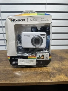 Polaroid iS824 White Digital Camera - 16MP, 8x Optical Zoom, 1080p HD - Compact - Picture 1 of 5