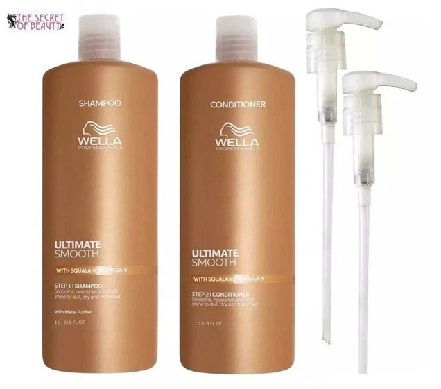 Wella Professional Ultimate Smooth Shampoo/ Conditioner / or Set of 2/ Various