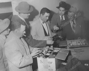 Seized Liquor & Guns 1957 Vintage 8x10 Reprint Of Old Photo - Picture 1 of 1