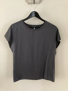 Top Jigsaw Gris Seda Frontal, Reino Unido Talla S, Buen Estado - Imagen 1 de 4