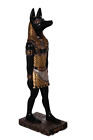 Egyptian Theme Display Anubis Gold And Black Small Prop Decor Resin Statue Decor