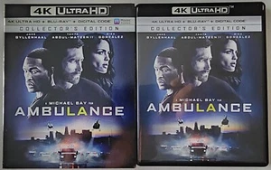 AMBULANCE 4K ULTRA HD BLU RAY 2 DISC SET + SLIPCOVER FREE USA SHIPPING - Picture 1 of 3