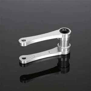 SILVER REAR LOWERING LINK SUSPENSION FOR HONDA CR125R CRF250X CRF250R CRF450R/X - Picture 1 of 8
