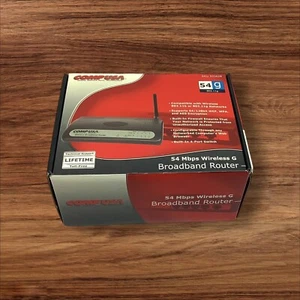 CompUsa Comp USA Wireless G Broadband Router, 54 Mbps Open Box - Picture 1 of 4