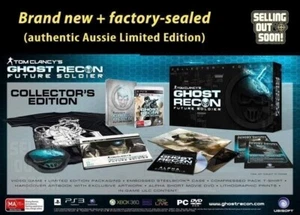 Ghost Recon Future Soldier PS3 Collector Ltd Edition NEW RARE PAL PlayStation 3 - Picture 1 of 8