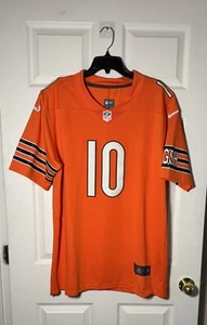 Nike On Field Chicago Bears Orange Alternate Trubisky #10 Nike maglia uomo L - Foto 1 di 5
