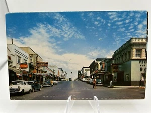 1950-1960s Bremerton Washington Street Scene & Cars Postcard Downtown Vintage - Picture 1 of 2