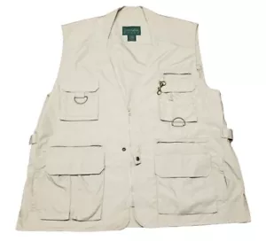 SCANDIA WOODS hellbraun khaki Utility-Jagd-Wandern-Angeln mehrere Taschen Weste Herren XL - Bild 1 von 10