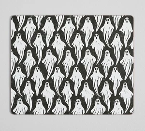 Pottery Barn Halloween Ghosts Cork Placemats Set of 4 Hard Surface Spooky NIB - Picture 1 of 4