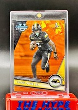 /25 Frank Gore Jr Orange Refractor 2023 Bowman Chrome University Sapphire S Miss