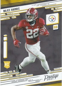 2021 PANINI PRESTIGE NAJEE HARRIS RC ROOKIE STEELERS #209 - Picture 1 of 2