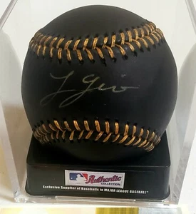 Lucas Giolito Chicago White Sox Autographed Black Leather Baseball with Gold - Bild 1 von 4