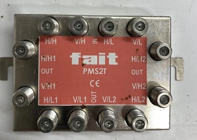 SPLITTER 1 IN 2 OUT PER MULTISWITCH SATELLITARE FAIT PMS2T - Immagine 1 di 2