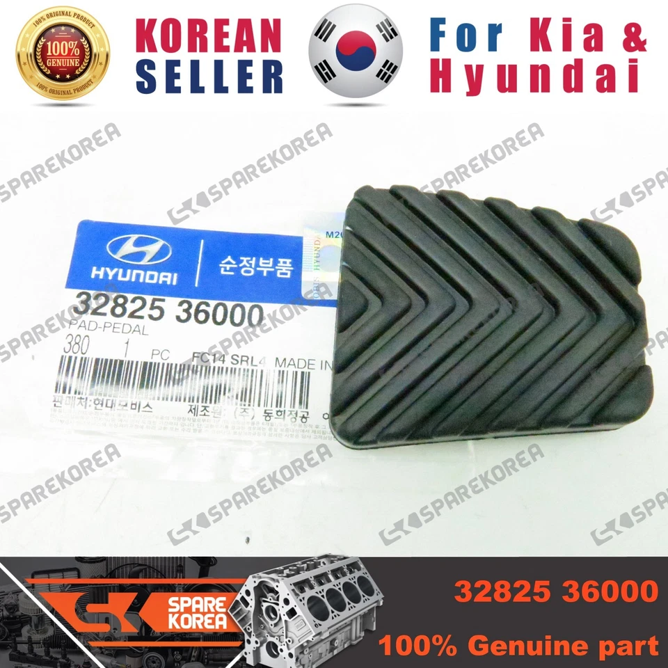 Genuine/OEM 3282536000 PAD-PEDAL for Hyundai Sonata (EF) 98 - Image 1 of 1