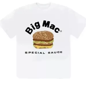 Cactus Jack Plant Flea Market Mcdonalds Buddy & Friends Big Mac T Shirt L - Picture 1 of 3