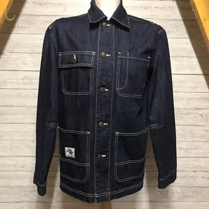 Chaqueta de mezclilla azul ropa de trabajo de diseñador MADNESS talla mediana importación de Japón PVP £199 - Imagen 1 de 10