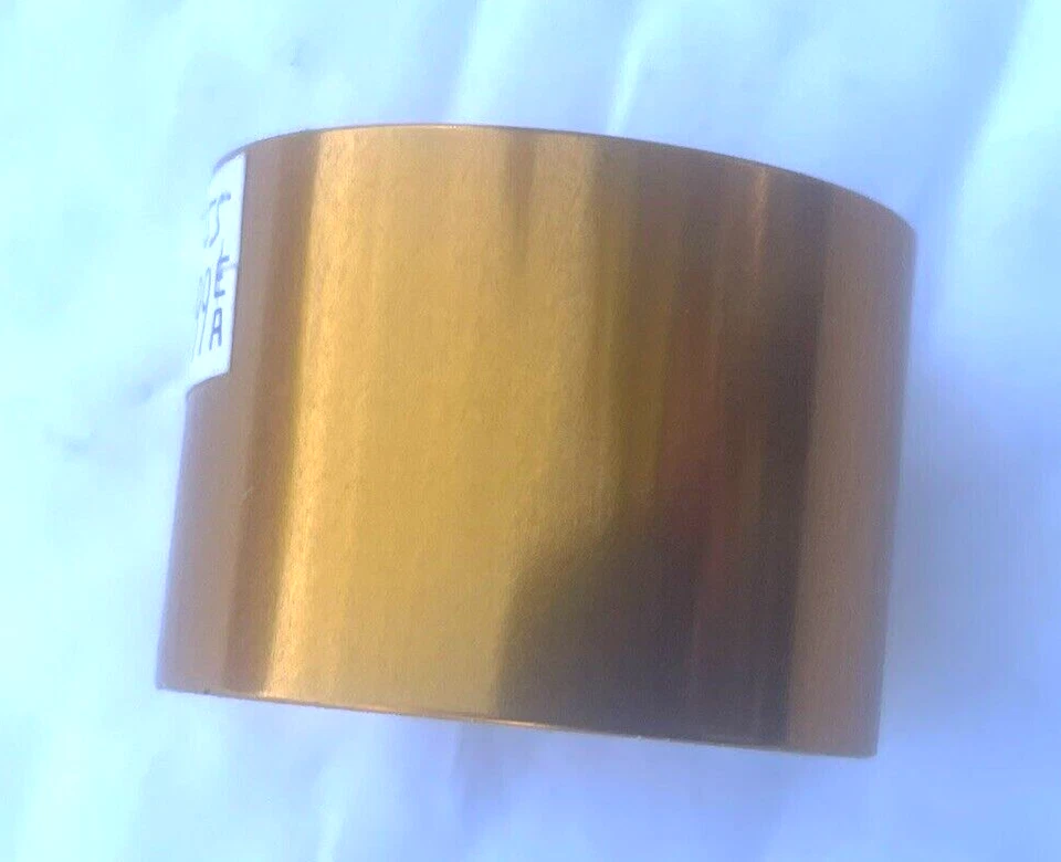 Espaçador de haste para fone de ouvido de bicicleta dourado anodizado BMX 25mm - Imagem 1 de 1