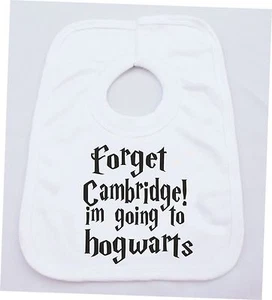 CHALECO O BABERO BEBÉ ALGODÓN HARRY POTTER OLVIDE CAMBRIDGE IM GOING TO HOGWARTS - Imagen 1 de 2