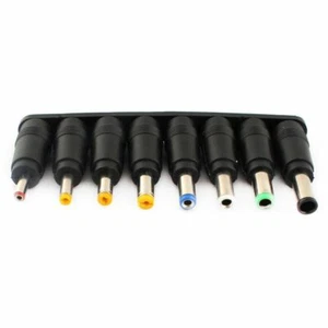 Cargador de batería de CC o adaptador de computadora portátil conector universal vendedor de stock del Reino Unido - Imagen 1 de 6
