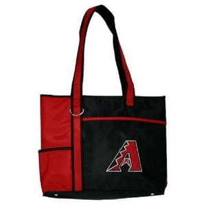 New MLB Carryall Tote Bag Purse Licensed ARIZONA DIAMONDBACKS Embroidered Logo - Picture 1 of 2