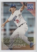 2019 Topps 150 Years of Professional Baseball 150th Anniversary Zack Greinke