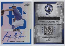 2017 Leaf Perfect Game All-American Classic Metal Blue /30 Lenny Torres Jr Auto