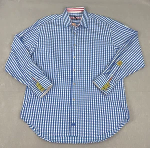 Robert Graham Hemd Herren Extra Large X Collection blau gestreift kariert kariert - Bild 1 von 15