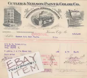1900 BILLHEAD KANSAS CITY MISSOURI DW RIDER RIPLEY - Foto 1 di 1