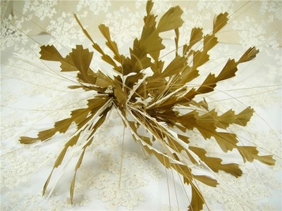 80 Colours Fluffy Goose Feather Twisted Mount Flower Millinery Hat Fascinator - Image 1 of 4