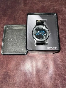 Men's Carolina Panthers NFL Football Team Player Series Sparo Black Wrist Watch - Picture 1 of 2
