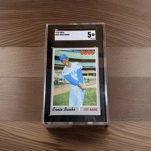 1970 Topps #630 Ernie Banks SGC 5 EX High Numbered Series - Picture 1 of 2