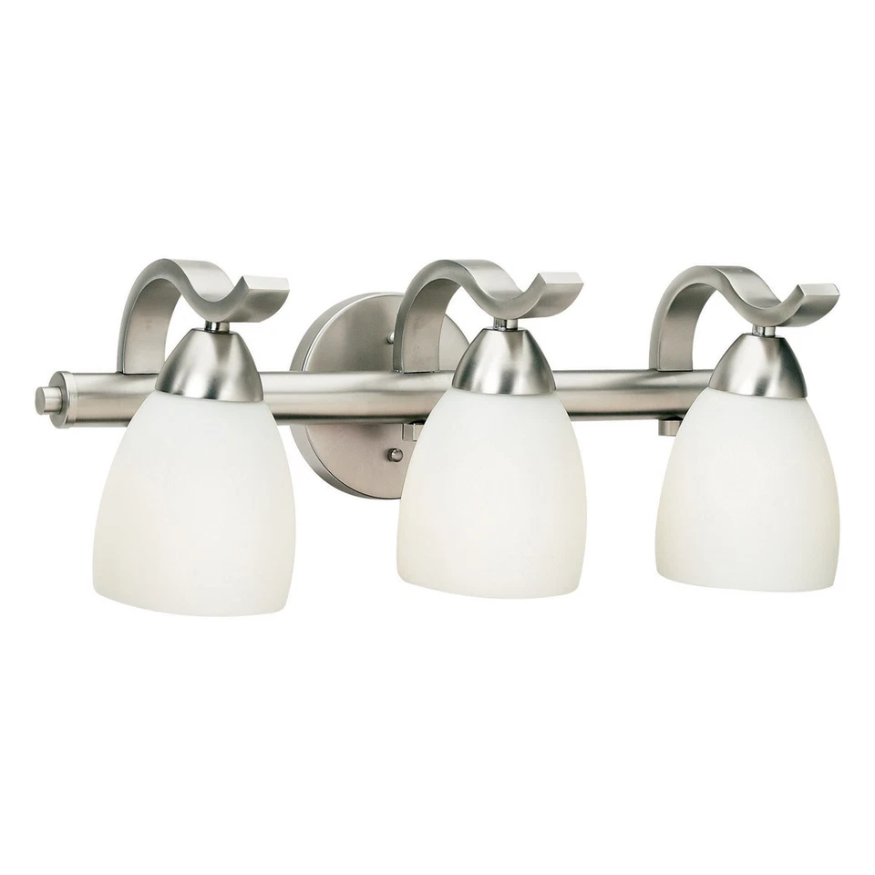 Forte Lighting 5045-03-55 Signature Bathroom Vanity Light Brushed Nickel - Image 1 of 1