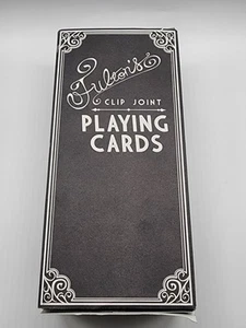 Fulton's Clip Joint Playing Cards 1st Edition Dan and Dave Brick of 12 decks New - Picture 1 of 5