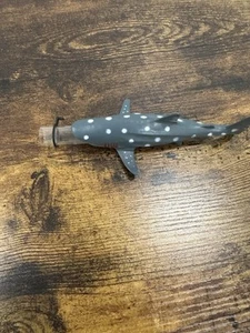 Shark With Plastic Shot Glass Hang From Rim - Picture 1 of 3