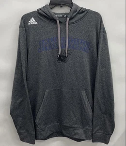 Kansas Jayhawks University Adidas Chaqueta con Capucha Gris Para Hombre Grande-¡Muy Bonita! - Imagen 1 de 5