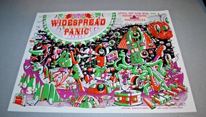 Widespread Panic Washington DC 2008 Steven Cerio Screen Print Poster Signed - Picture 1 of 2