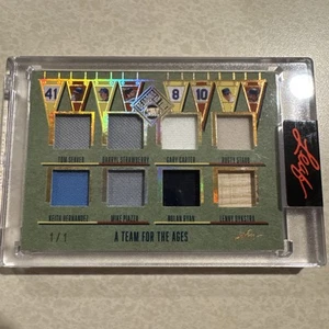 2025 Season In Sun -A Team For The Ages Mets 8 Relic- 1/1 Seaver Ryan Carter 🔥 - Picture 1 of 3