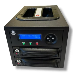CRU RTXS222-3QR AES2 E-Keys 0TB 1 Latched Bay US RoHS Error See Photos. - Picture 1 of 16