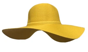 Damen Floppy Große Breite Krempe Stroh Sommer Strand Hut Sonnenblende Damen Kappe - Bild 1 von 5