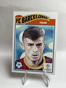 PEDRI #243 CROMO UEFA CHAMPIONS LEAGUE CARD EDICION LIMITADA LIVING SET TOPPS RC - Imagen 1 de 2