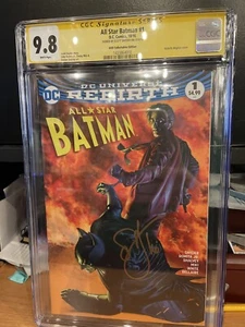 All Star Batman #1 CGC 9.8 SS SIGNED SCOTT SNYDER AOD COLOR VARIANT Migliari - Picture 1 of 2