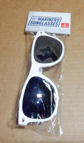 SEATTLE MARINERS SUNGLASSES MLB BASEBALL EMIRATES AIRLINES UNOPENED NOS WHITE Cover
