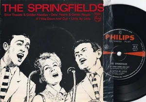 Springfields Rare OZ EP Silver threads NM 65 Philips PE-8 Folk Dusty Springfield - Picture 1 of 1