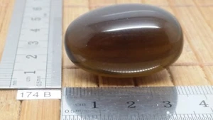 OBSIDIENNE FUMEE pierre roulée de QUALITE mineraux lithotherapie reiki esoterism - Picture 1 of 2