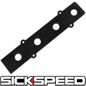 BLACK ALUMINUM SPARK PLUG VALVE COVER HONDA PRELUDE VTEC H22 H22A H22A1 SI - Picture 1 of 1