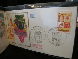 " Sobre 1er Día Borgoña 1975 +1 Sello No Matasellado" - Imagen 1 de 1